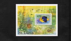 FISH - ST LUCIA #447  MNH