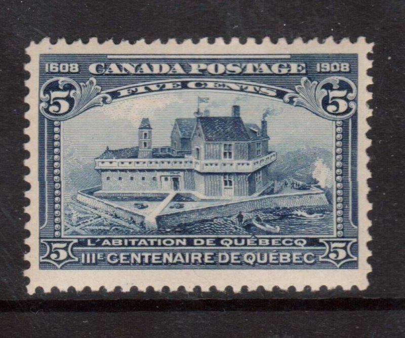 Canada #99 VF/NH Hairlines Through CANADA POSTAGE Variety **With Certificate**