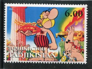 Tajikistan 2001 ASTERIX French Comics Book 1 value Perforated Mint (NH)