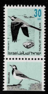 ISRAEL Scott 1135 MNH** Bird stamp with tab