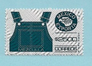 1991 Mexico Sc1601 2500p Export: Overalls MNH