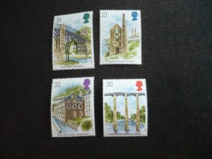 Stamps - Great Britain - Scott# 1280-1283 - Mint Never Hinged Set of 4 Stamps