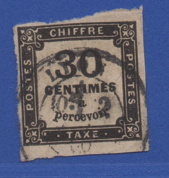 *France #J7 Used, Fine, 4 Margins