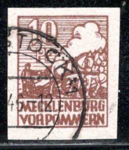 DDR under russian occupation Scott # 12N18, used, variation