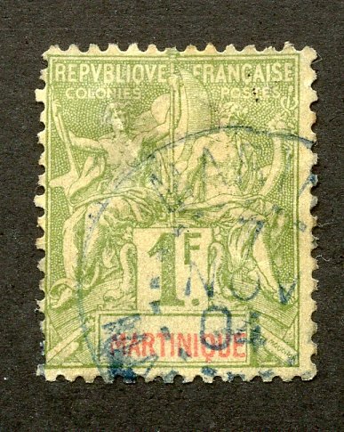 Martinique, Scott #51, Used