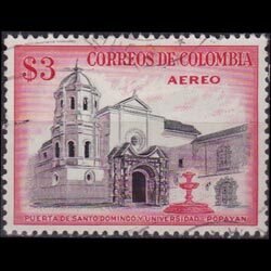 COLOMBIA 1954 - Scott# C251 Univ.Gate 3p Used