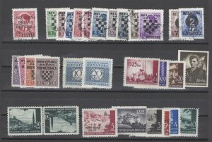 Croatia  31 stamps used