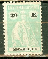 P: Mozambique 244 mint (old Scott #191) Ceres 20e CV $60