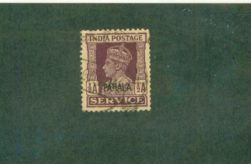 PATIALA INDIAN STATE O65 USED BIN $0.50