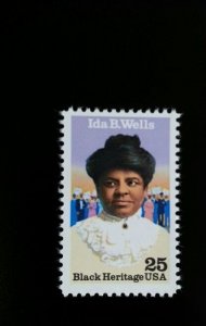 1990 25c Ida Bell Wells-Barnett, American Journalist Scott 2442 Mint F/VF NH