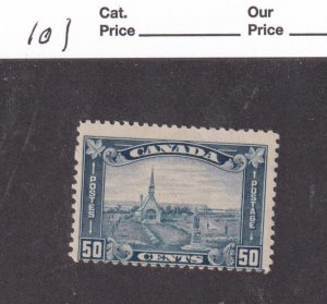 CANADA # 176 FINE-MVLH 50cts CAT VALUE $150 GREAT DEAL AT 10% REF-IM EXTRA