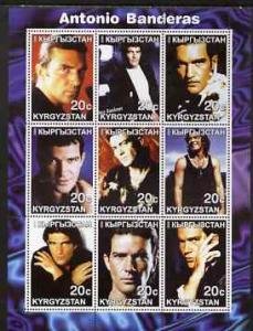 Kyrgyzstan 2000 ANTONIO BANDERAS Spanish Actor Sheet Perforated Mint (NH)