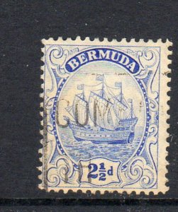 BERMUDA #87  1932  2 1/2p CARAVEL    F-VF USED  a