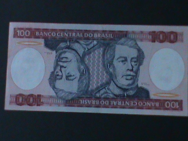 ​BRAZIL-1991-CENTRAL BANK-$100 CURZEIROS UNCIR- VF  WE SHIP TO WORLDWIDE