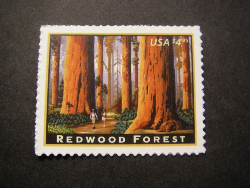 Scott 4378, $4.95 Redwood Forest, MNH Priority Mail single, Beauty