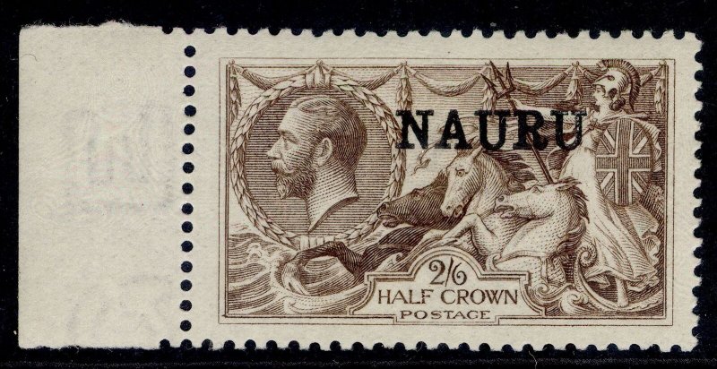 NAURU GV SG24, 2s 6d chocolate-brown, NH MINT. Cat £100.