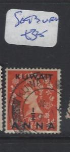 KUWAIT  (P2409B)  QEII ON GB   1/2A/ 1/2D  SG 93    VFU