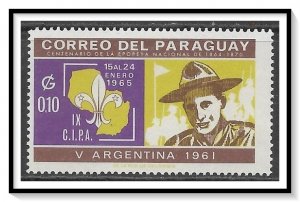 Paraguay #850 Boy Scout Jamborees NG