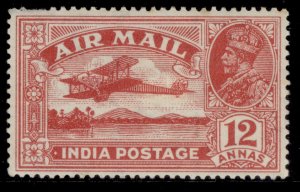 INDIA GV SG225, 12a rose-red, M MINT. Cat £25.
