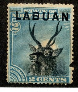 Labuan, Scott #50, Unused, Hinged