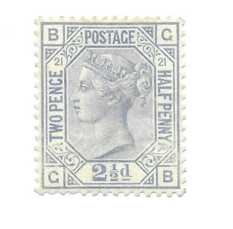 #82 Britain PL 21 MH H.H.N. S,C, - CAT $712.00 (Premium Added) - Stamp