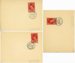 Czechoslovakia #264 Thomas Mazaryk Special Cancel Postmark Card Collection 1945