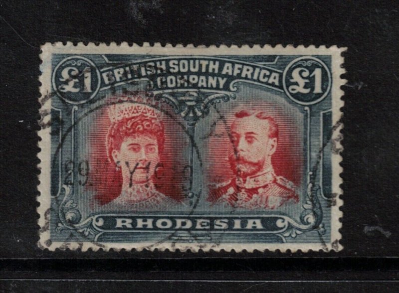 Rhodesia #118c (SG #179) Very Fine Used With Salisbury Southern Rhodesia Cancel