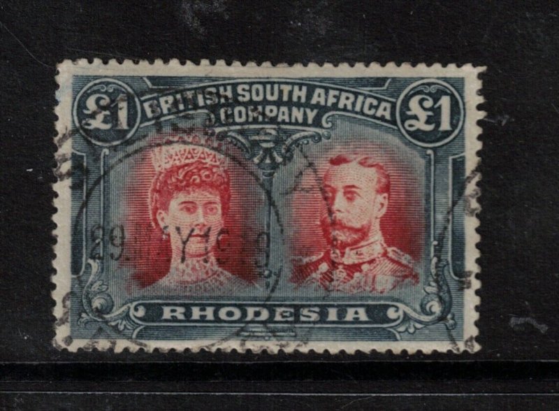 Rhodesia #118c (SG #179) Very Fine Used With Salisbury Southern Rhodesia Cancel 