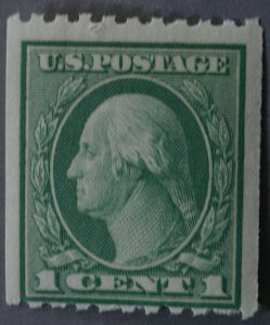 United States #486 1 Cent Washington Vertical Coil MNH