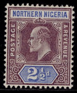 NORTHERN NIGERIA EDVII SG23, 2½d dull purple & ultramarine, LH MINT.
