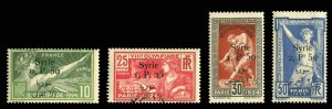 Syria #133-136 (YT 122-125) Cat€218, 1924 Olympic Games, set of four, never...