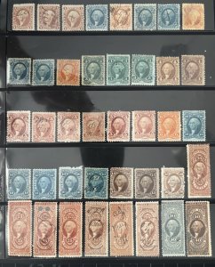 US Revenue Collection - 1st , 2nd & 3rd Issues - A Few Cut Cancels - SCV $450+