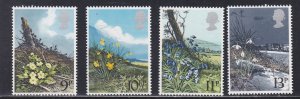 Great Britain# 855-858, British Wildflowers, Mint NH, 1/2 Cat.