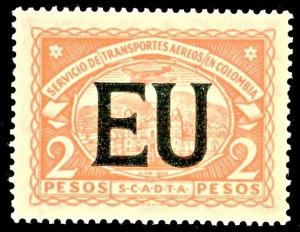 Colombia SCADTA 1923 MNG ~  Scott #CLEU58 ~ EU (United States)