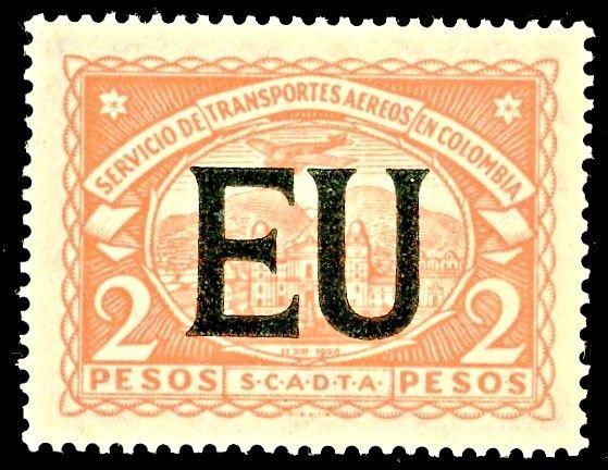 Colombia SCADTA 1923 MNG ~  Scott #CLEU58 ~ EU (United States)