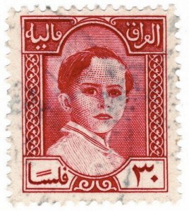 (I.B) Iraq Revenue : Duty Stamp 30f (King Faisal II)