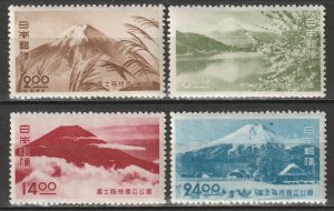 Japan 1949 Sc 460-3 set MNH**/MLH*