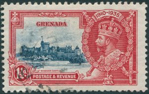 Grenada 1935 1½d deep blue & scarlet Jubilee SG147 used