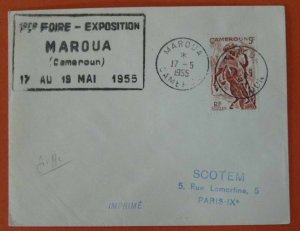 Maroua trade commercial fair cover Cameroon 1955