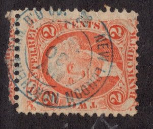 U.S. - R6c - New London Northern Railroad co cancel