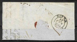 ITALY - PAPAL Roman STATES --. RARE COVER