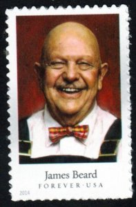 SC# 4925 - (49c) - Celebrity Chefs: James Beard - MNH Single