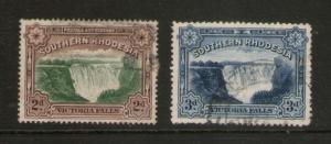 Rhodesia 1932 SG 29-30 FU set of 2 