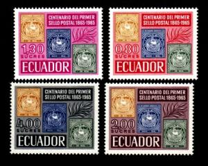 Ecuador 744-747 Mint NH!