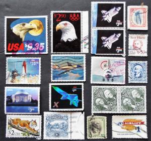 US Used High Value Stamps