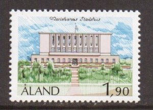 Aland islands   #13   MNH  1989   town hall  1.90m