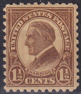 US #582 F-VF Unused  CV $6.00   (Z1492)