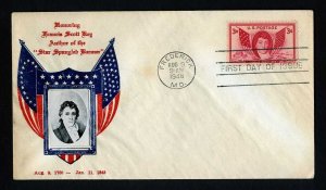 # 962 First Day Cover Unaddressed with Crosby cachet - 8-9-1948