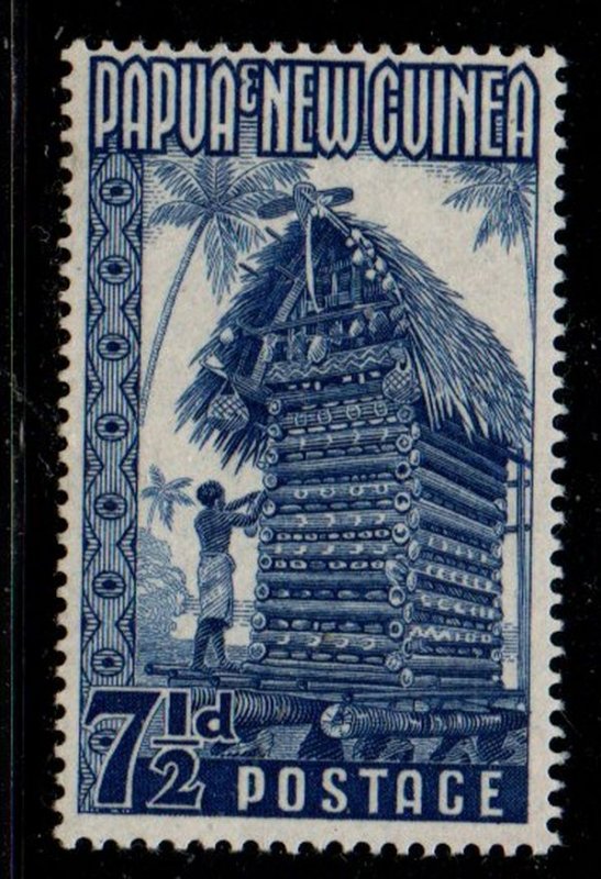 Papua New Guinea 129 1952 7 1/2d Kirwina Yam House stamp mint NH