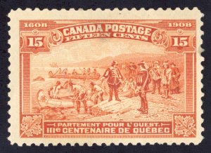 Canada Scott 102 Mint HR OG Lot F007 bhmstamps
